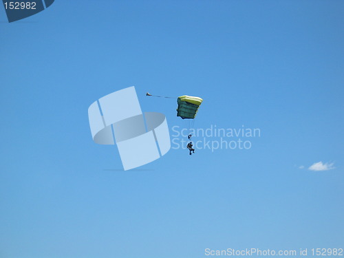 Image of Green parachute