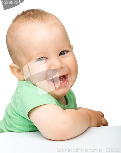Image of Portrait of a cute little boy