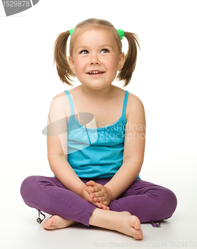 Image of Portrait of a cute little girl