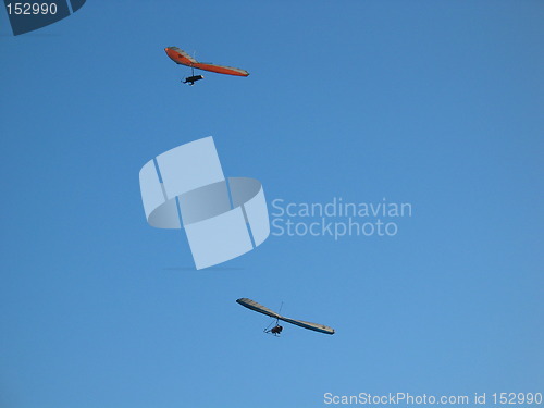 Image of Two hanggliders