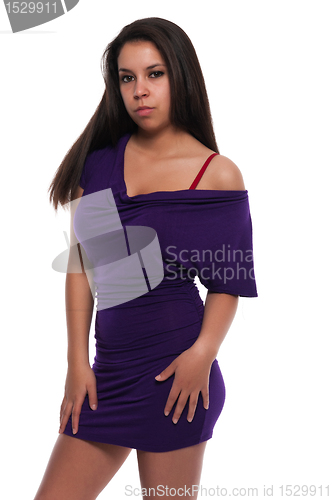 Image of Purple dress