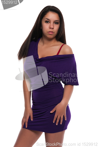 Image of Purple dress