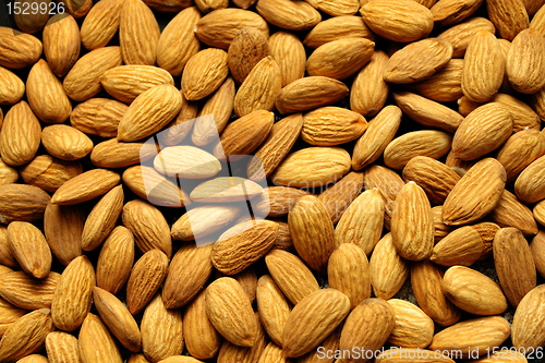 Image of almonds background