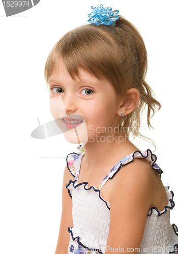 Image of Portrait of a cute little girl