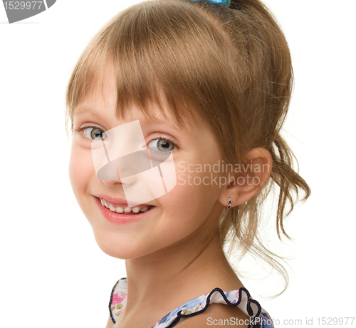 Image of Portrait of a cute little girl
