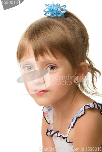 Image of Portrait of a cute little girl