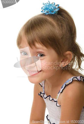 Image of Portrait of a cute little girl