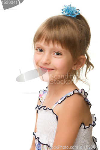Image of Portrait of a cute little girl