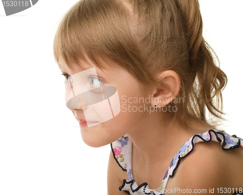 Image of Portrait of a cute little girl