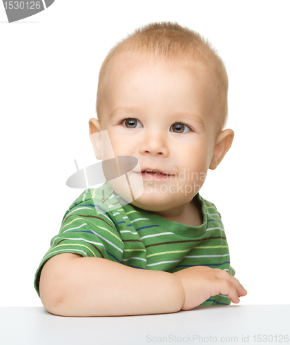 Image of Portrait of a cute little boy