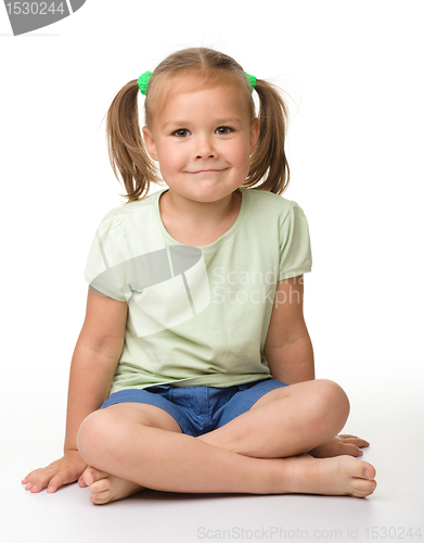 Image of Portrait of a cute little girl