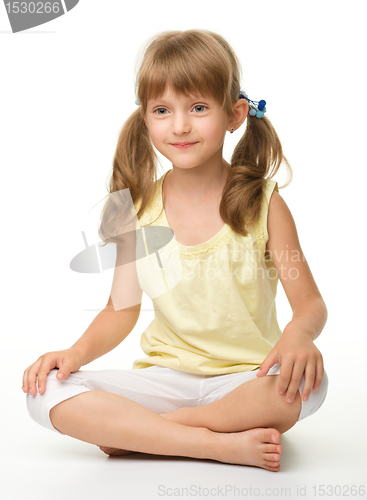 Image of Portrait of a cute little girl