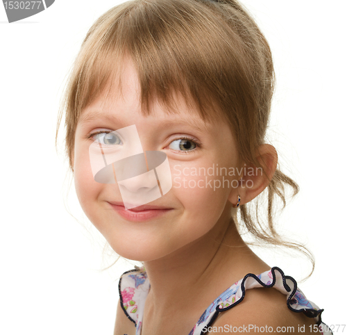 Image of Portrait of a cute little girl