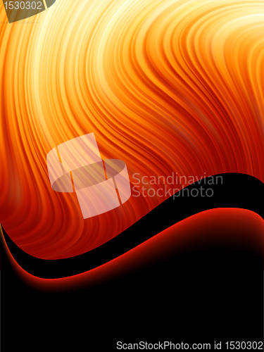 Image of Bright blast of light on fire tone. EPS 8