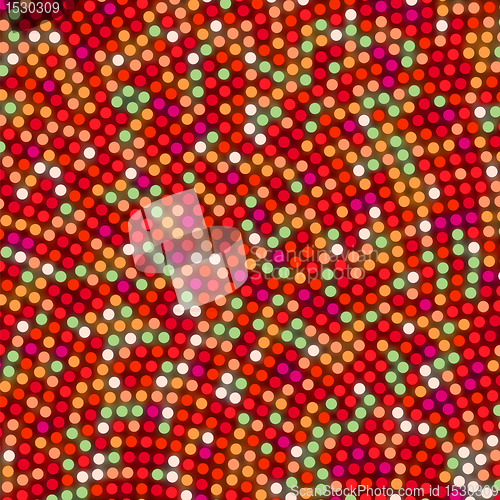 Image of Abstract rounded pixel points mosaic. EPS 8