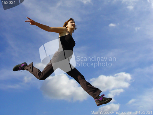 Image of Flying woman
