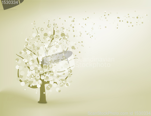 Image of Abstract elegant tree. EPS 8