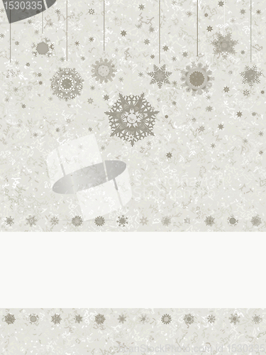 Image of Vector snowflake christmas background. EPS 8