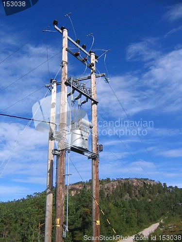 Image of High voltage mast