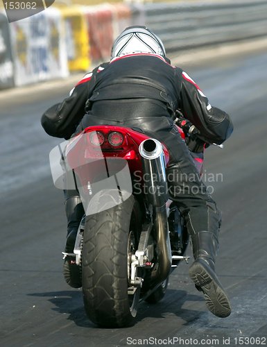 Image of Motorcycle dragracer