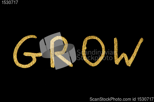Image of Text Grow