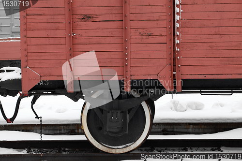 Image of old boxcar