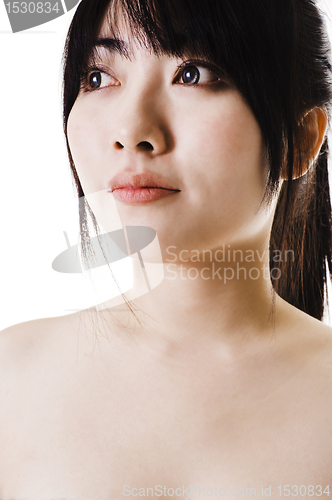 Image of Portrait of a beautiful Chinese woman.