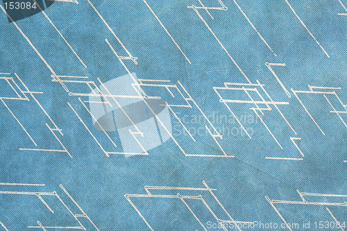 Image of Blue textile with pattern