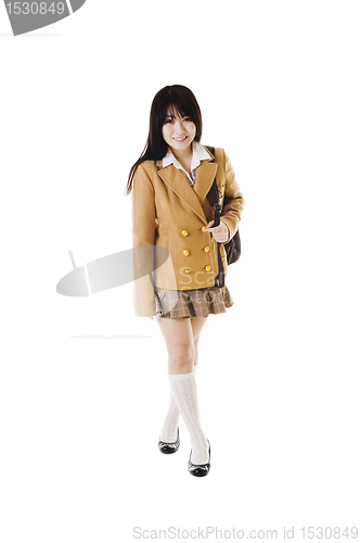 Image of Chinese school girl portrait.