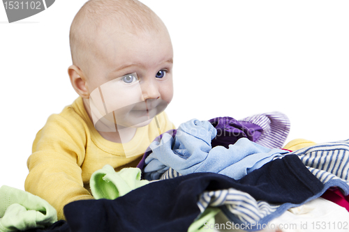 Image of young child with washing