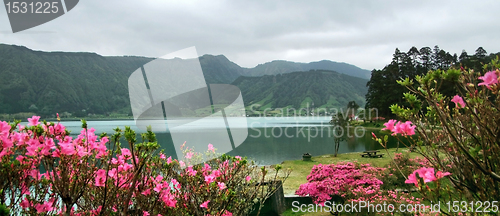 Image of idyllic Azores scenery