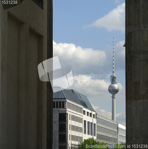 Image of Berlin scenery with television Tower