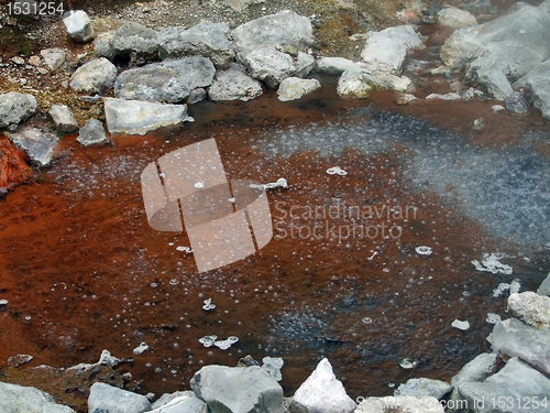 Image of hot spring detail