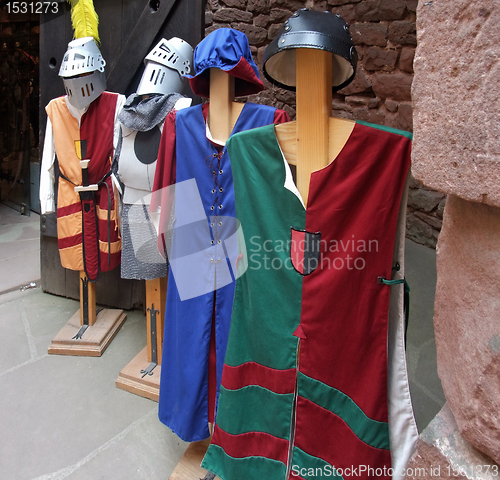 Image of mediaeval tunics