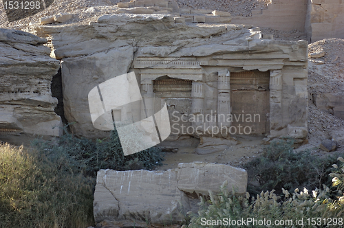 Image of ancient architectural detail in Egypt