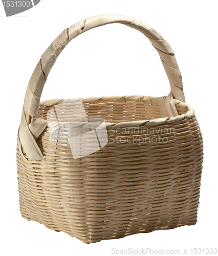 Image of light brown basket