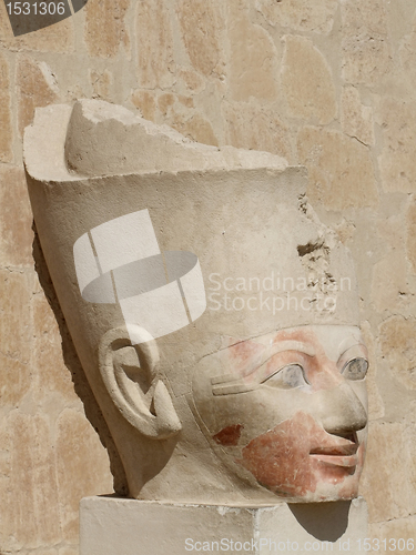 Image of ancient head of Hatschepsut