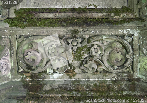 Image of detail of a old graveyard in Freiburg