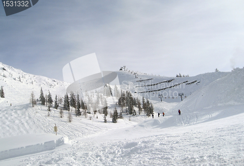 Image of winter scenery in Wagrain