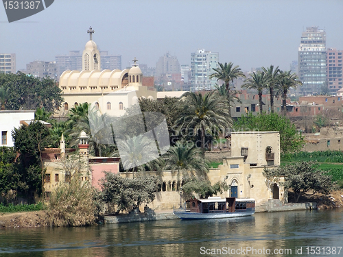 Image of Nile scenery at Giza