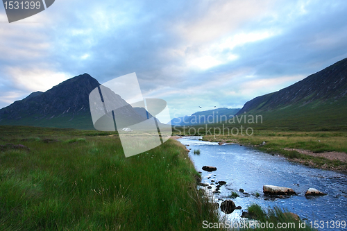 Image of Buachaille Etive Mor at evening time