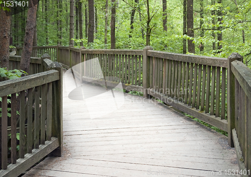 Image of wooden bridge