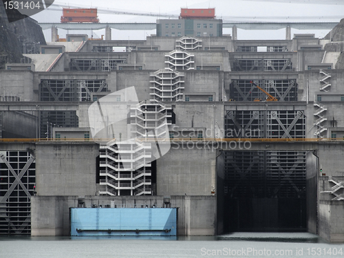 Image of Three Gorges Dam detail