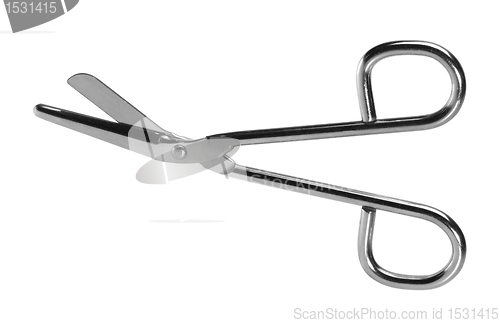 Image of open medicinal scissors