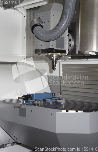 Image of metal milling machine