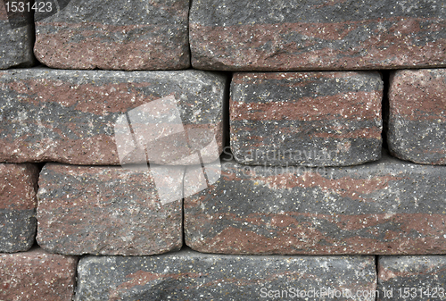 Image of dry masonry wall detail