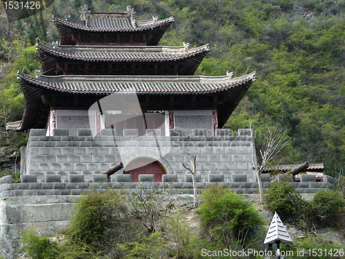 Image of historic fortified building