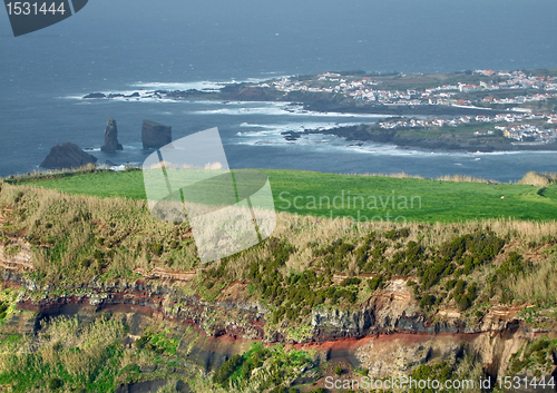 Image of coastal scenery at the Azores