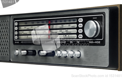 Image of nostalgic radio display