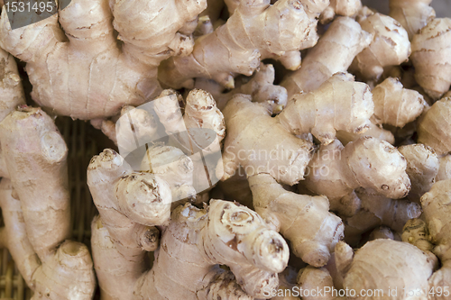 Image of full frame ginger background